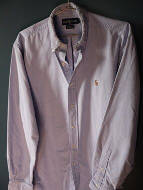 Polo by Ralph Lauren Light Blue Cotton Button-Down Shirt